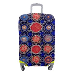 Retro Geometric Shapes And Flowers 3 Luggage Cover (small) by violetheavensky