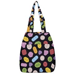 Ecstasy Pills Pattern Center Zip Backpack by Valentinaart