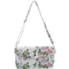 Floral Elements Peony Chinese Rose Removable Strap Clutch Bag by Grandong