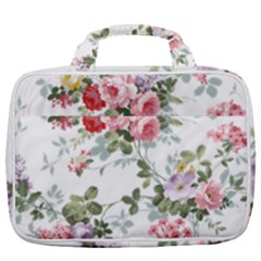 Floral Elements Peony Chinese Rose Travel Toiletry Bag With Hanging Hook by Grandong