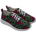 Retro 1880s Flowers Pattern 3 Mens Athletic Shoes View3