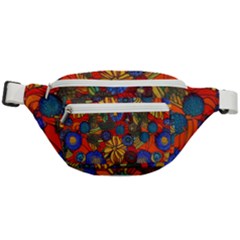 Mid Century Retro Floral 1970s 1960s Pattern 69 Fanny Pack by violetheavensky