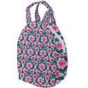 Retro 1880s Flowers Pattern 22 Travel Backpack View1