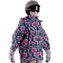 Retro 1880s Flowers Pattern 22 Women s Zip Ski and Snowboard Waterproof Breathable Jacket View3