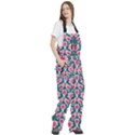 Retro 1880s Flowers Pattern 22 Women s Front Zip Ski And Snowboard Bib Pants View3