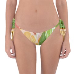 Citrus Fruit Healthy Vitamin Reversible Bikini Bottoms by Paksenen