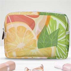 Citrus Fruit Healthy Vitamin Make Up Pouch (medium) by Paksenen