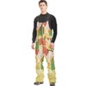 Citrus Fruit Healthy Vitamin Men s Front Zip Ski And Snowboard Bib Pants View2