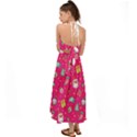 cute pink christmas pattern Halter Tie Back Dress  View2