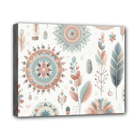 Pastel-boho-pattern Canvas 10  X 8  (stretched) by designsbymallika