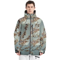 Dreamy Nature Motif Men s Multi Pockets Zip Ski And Snowboard Waterproof Breathable Jacket by dflcprintsclothing