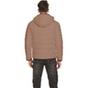 Mocha Mousse Hex Code #a47864 Men s Hooded Quilted Jacket View4