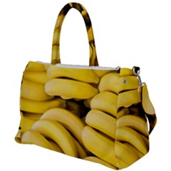 Bananas, Macro, Fruits, Ripe Bananas Duffel Travel Bag by kyorashop23