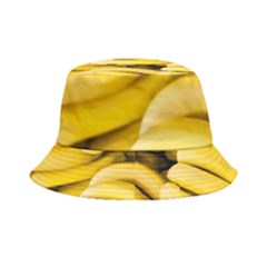 Bananas, Macro, Fruits, Ripe Bananas Inside Out Bucket Hat by kyorashop23