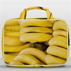 Bananas, Macro, Fruits, Ripe Bananas Travel Toiletry Bag With Hanging Hook by kyorashop23