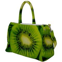 Kiwi Fruits, Close-up, Exotic Fruit Duffel Travel Bag by kyorashop23