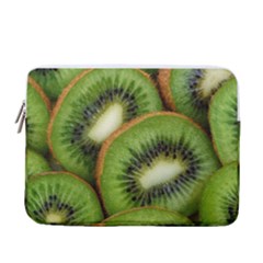 Kiwi Texture, Background With Kiwi, Fruits, Kiwi 13  Vertical Laptop Sleeve Case With Pocket by kyorashop23