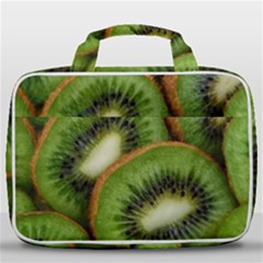 Kiwi Texture, Background With Kiwi, Fruits, Kiwi Travel Toiletry Bag With Hanging Hook by kyorashop23