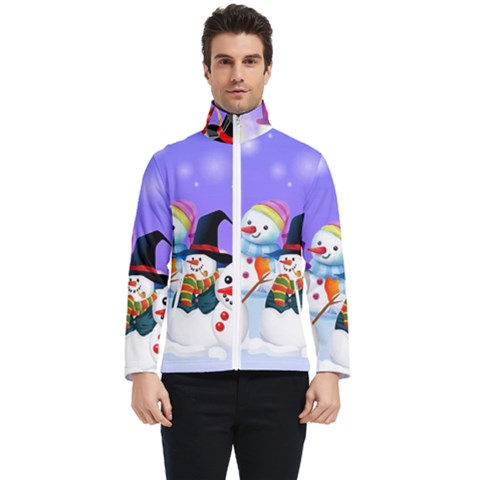 Let s Have Fun With Snowmen Men s Bomber Jacket by kyorashop23