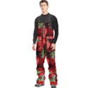 Strawberry, Berries, Fresh, Red Men s Front Zip Ski And Snowboard Bib Pants View2