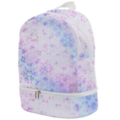 Digital Art Artwork Abstract Pink Purple Zip Bottom Backpack by Dutashop