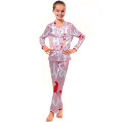 Watch Me Whip  Kids  Satin Long Sleeve Pajamas Set by ConteMonfrey