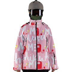 Watch Me Whip  Men s Zip Ski And Snowboard Waterproof Breathable Jacket by ConteMonfrey