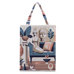 Sculpture Statue Angel Artwork Classic Tote Bag by Salmanaz77