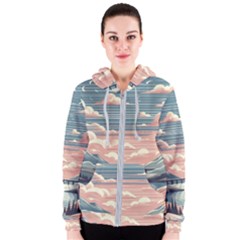 Artwork Painting Sculpture Nature Women s Zipper Hoodie by Salmanaz77