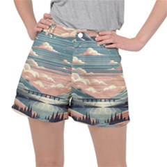 Artwork Painting Sculpture Nature Women s Ripstop Shorts by Salmanaz77