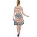 Artwork Painting Sculpture Nature Cut Out Shoulders Dress View2