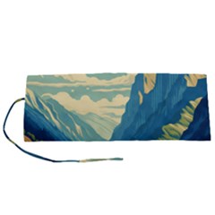 Mountains Nature Forest Landscape Roll Up Canvas Pencil Holder (s) by Salmanaz77