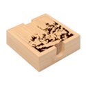 Village Houses Buildings Facade Bamboo Coaster Set View2