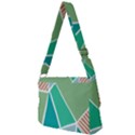 Geometric Colors  pool Full Print Messenger Bag (S) View2