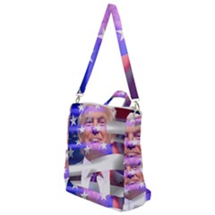 Donald Trump Flag Crossbody Backpack by vintagetrump