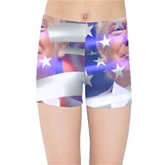 Donald Trump Flag Kids  Sports Shorts by vintagetrump