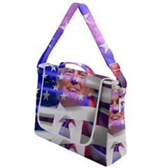 Donald Trump Flag Box Up Messenger Bag by vintagetrump