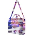 Donald Trump Flag Square Shoulder Tote Bag View1