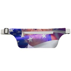 Donald Trump Flag Active Waist Bag by vintagetrump