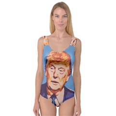 Orange Donald Trump Princess Tank Leotard  by vintagetrump