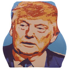 Orange Donald Trump Car Seat Velour Cushion  by vintagetrump