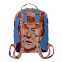 Orange Donald Trump Flap Pocket Backpack (Small) View3