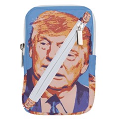 Orange Donald Trump Belt Pouch Bag (large) by vintagetrump