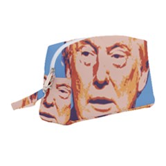 Orange Donald Trump Wristlet Pouch Bag (medium) by vintagetrump