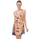 Orange Donald Trump Summer Time Chiffon Dress View1