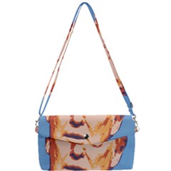 Orange Donald Trump Removable Strap Clutch Bag by vintagetrump