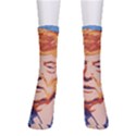 Orange Donald Trump Crew Socks View1