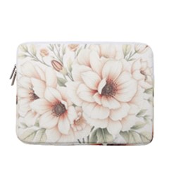 Floral Design 02 13  Vertical Laptop Sleeve Case With Pocket by myclothy