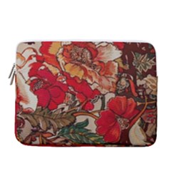 Floral Design 05 14  Vertical Laptop Sleeve Case With Pocket by myclothy