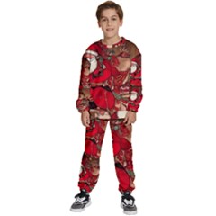 Christmas Art Kids  Sweatshirt Set by myclothy